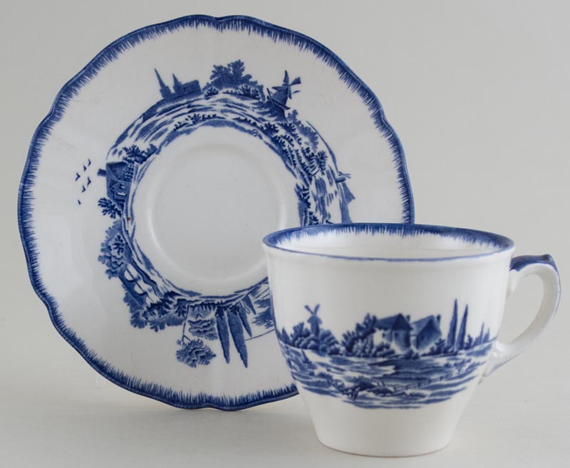 Breakfast Cup and Saucer c1950s